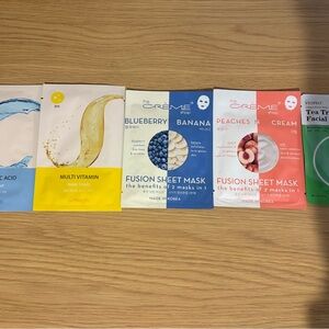 Assorted Korean Sheet Mask Bundle (3 Total)